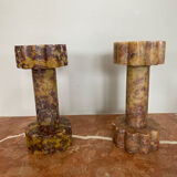 Pair of marble bookends