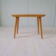 Table basse moderne du milieu du siècle en pin Suède 1940s