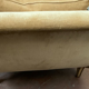 Empire style daybed in patinated and gilded wood XX century