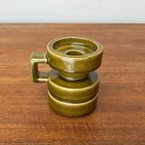 Mid-century West German pottery candlestick WGP by Cari Zalloni for Steuler, 1960s.