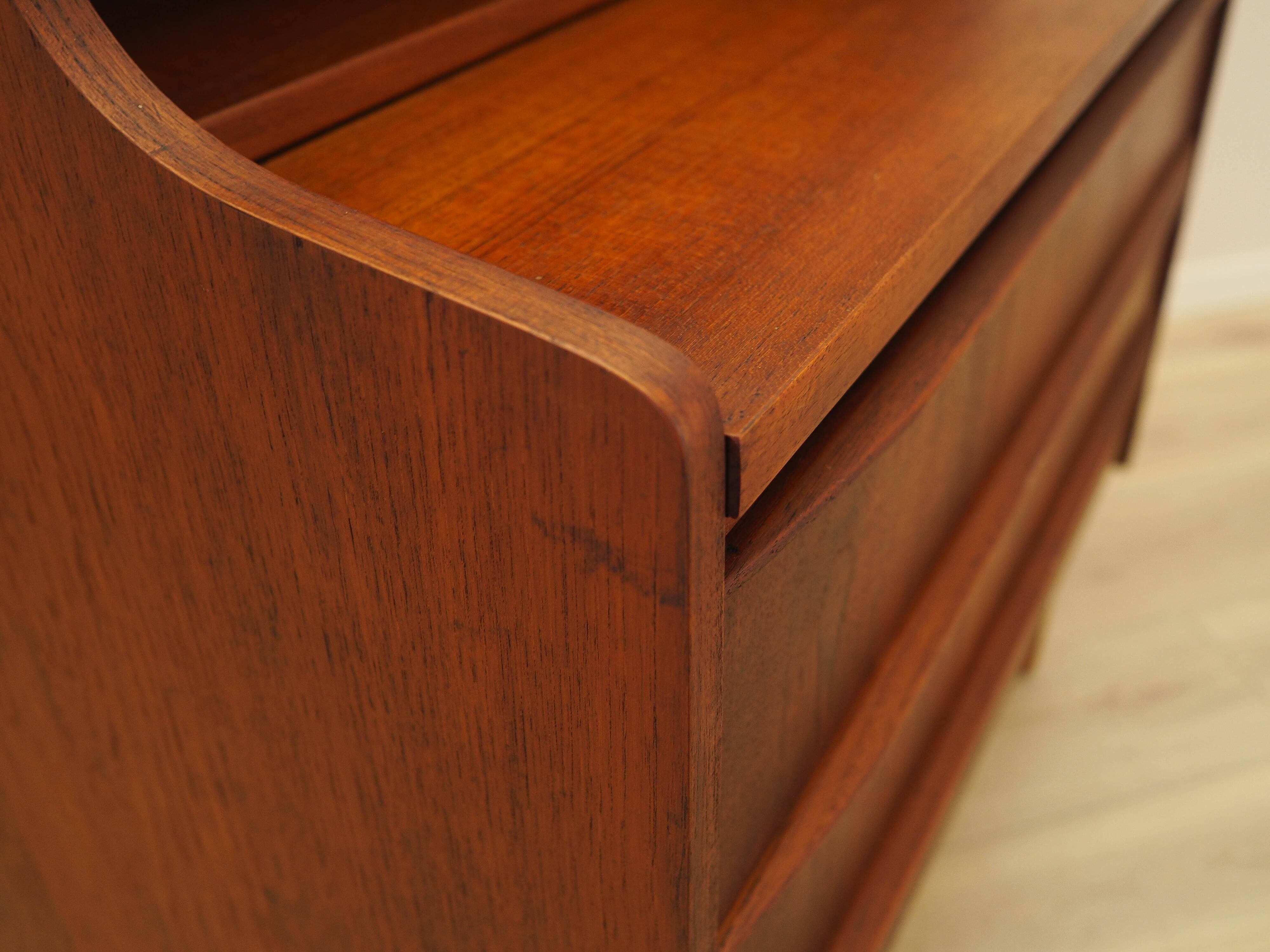 Teak secretary, Danish design, 1970s, made in Denmark