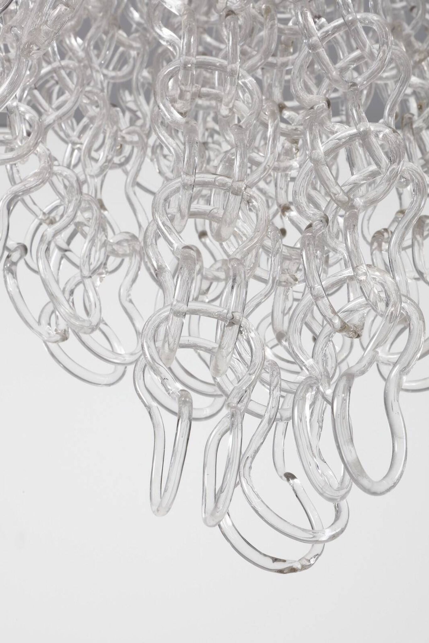 Lustre en verre de Murano modèle Giogali Angelo Mangiarotti