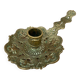 Antique Vintage Gilt Bronze Cellar Raz Hand Candle Holder