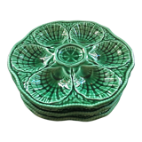 Lot 3 oyster plates Sarreguemines