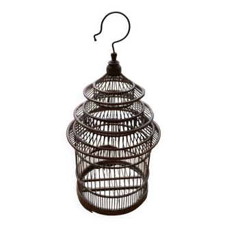 Vintage bamboo cage brought back from Singapore