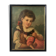 table in chromolithography framed early twentieth century