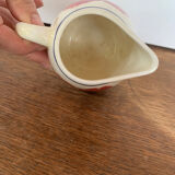 Pot a lait en porcelaine HBCM Rose Rouge