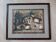 Framed signed watercolour of a Russian church.