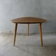 Table basse, d'appoint tripode en bois, 1960