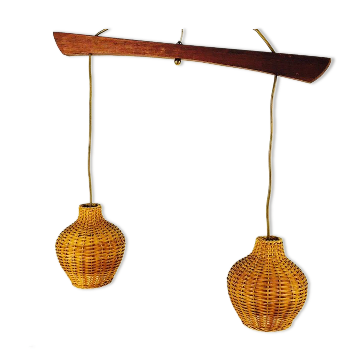 Mid-century rattan suspension - 1960s