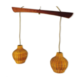 Mid-century rattan suspension - 1960s