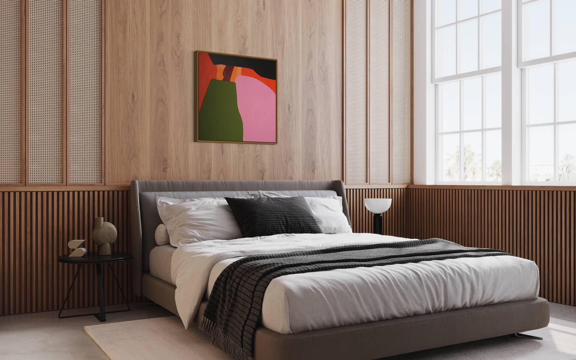 Original painting Orange composition CC 05 by Bodasca