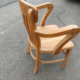 Child office armchair called "American" in oak circa 1920