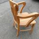Fauteuil de bureau d'enfant dit "Américain" en chêne vers 1920