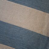 Tapis Vintage Dhurri Indien en Coton (141cm x 193cm), Années 1970, Élégance