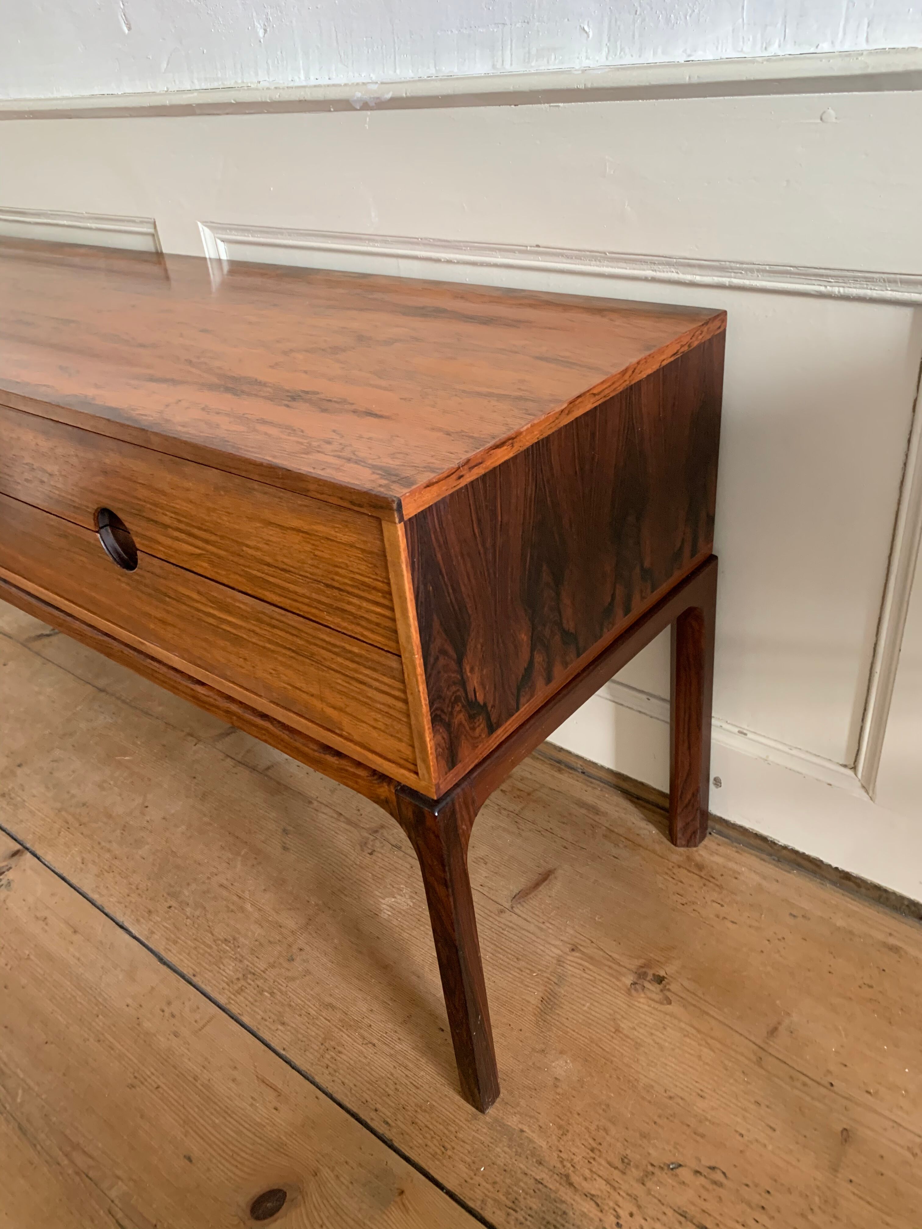 Danish sideboard in rosewood by Kai Kristiansen edit  by Axel Kjersgaard