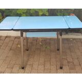 60's blue formica table