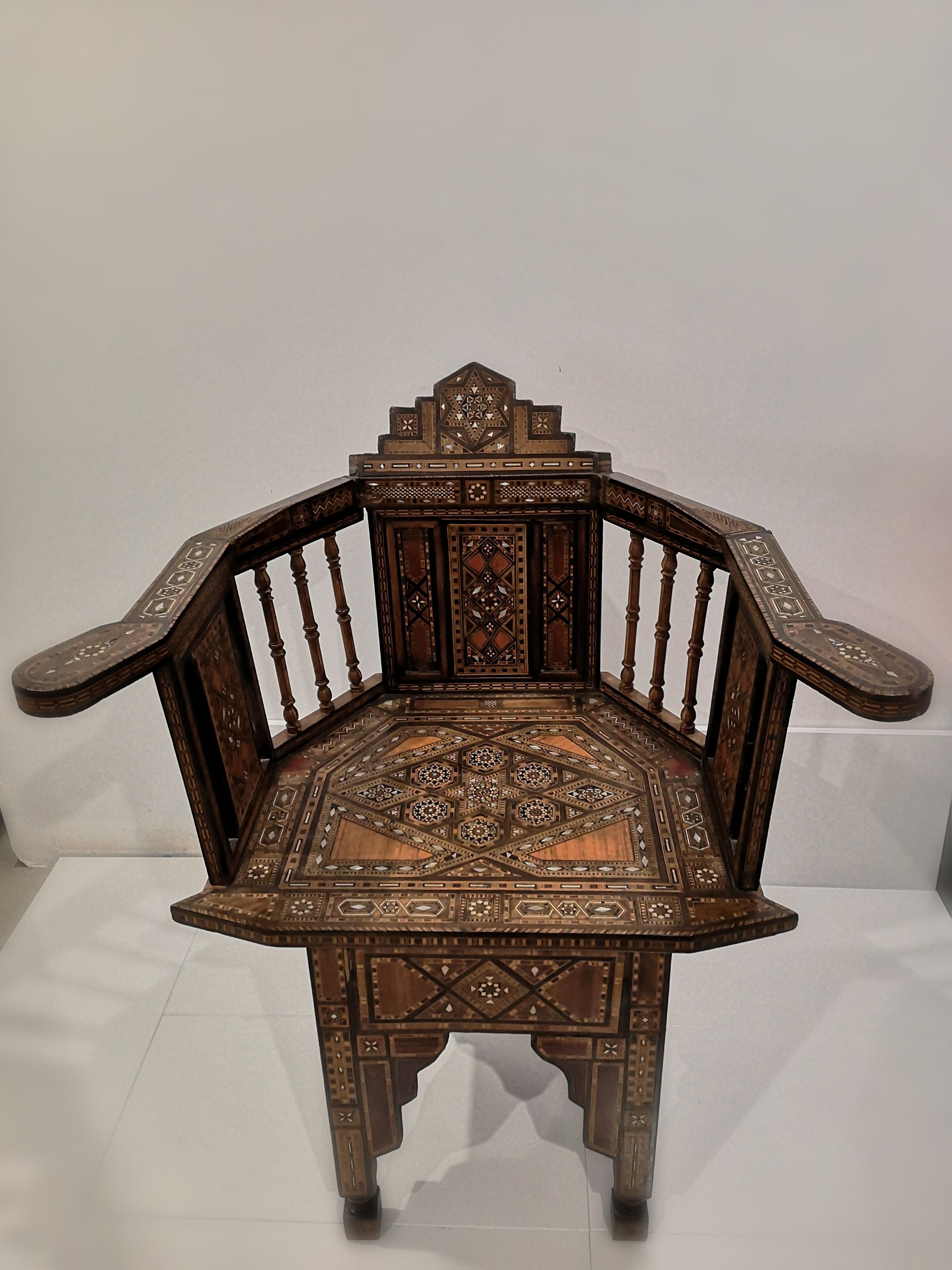 Damask armchair 1900