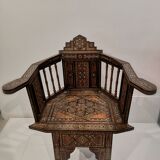 Damask armchair 1900