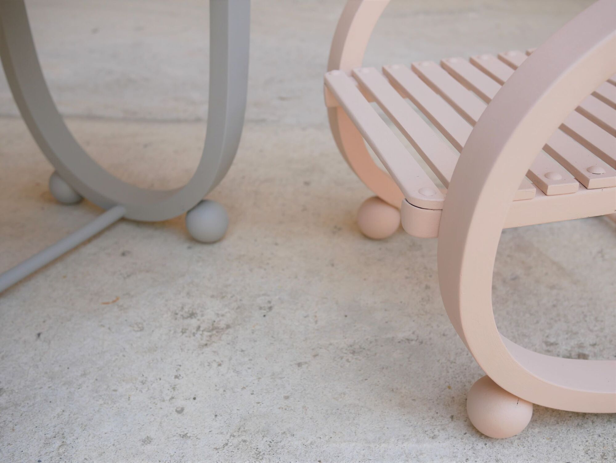 Vintage children's desk and chair for S.I.M.B.A.G. editions