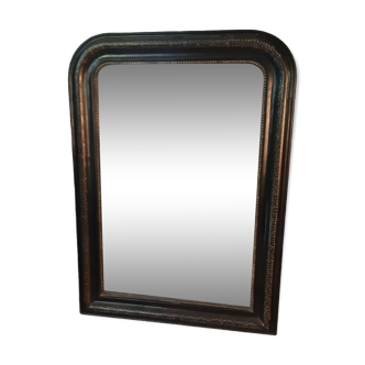 Louis Philippe black and gold mirror 99X72