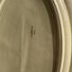 Large oval cream earthenware dish Sarreguemines France L44