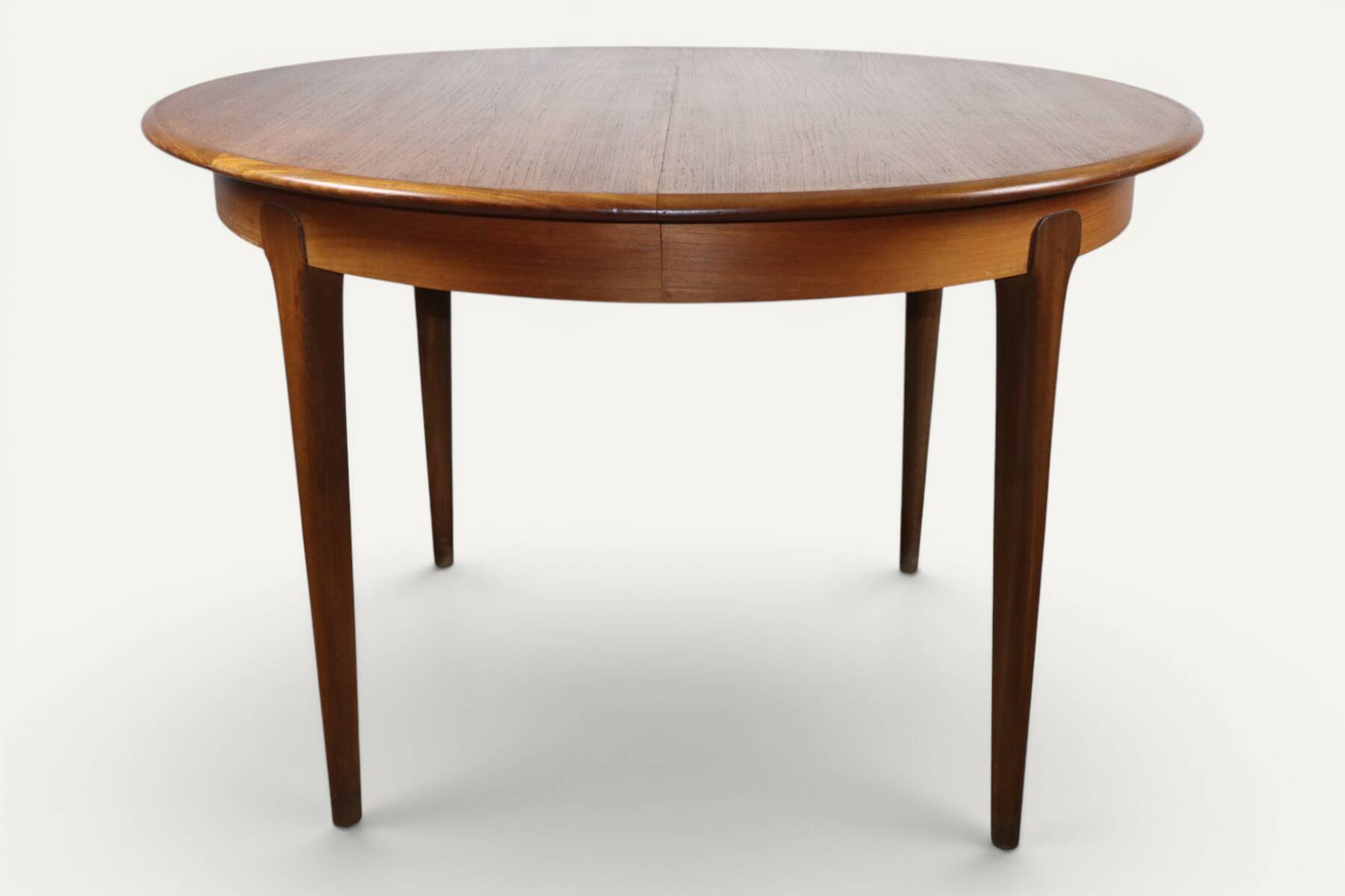Scandinavian extendable dining table in teak - 1960s