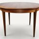 Scandinavian extendable dining table in teak - 1960s