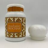 Pot, bottle in vintage opaline "madame rochas" - 1970s