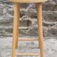 Blond wood bedside table, vintage, 1960s