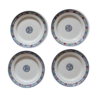 Assiettes plates Longchamp