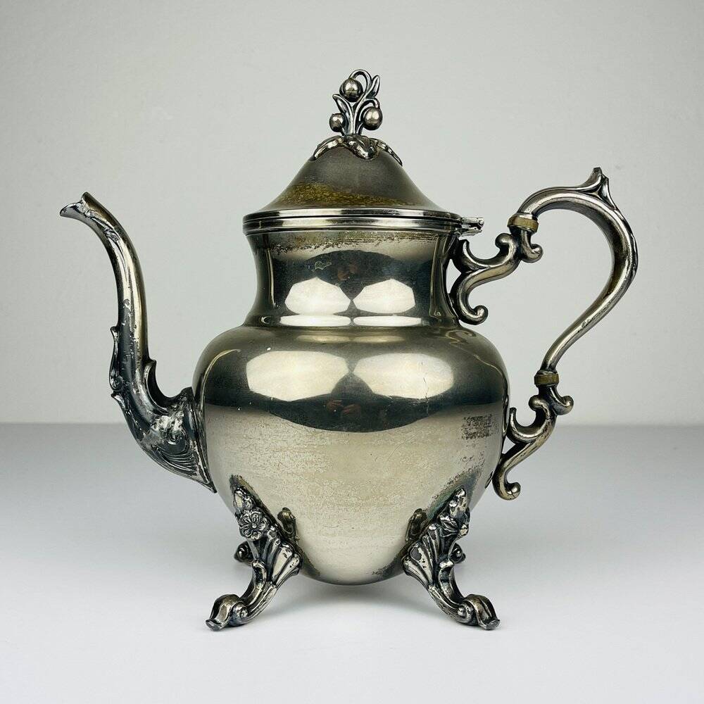 Copper and silver teapot by Theodore B. Starr, USA, 1890s.