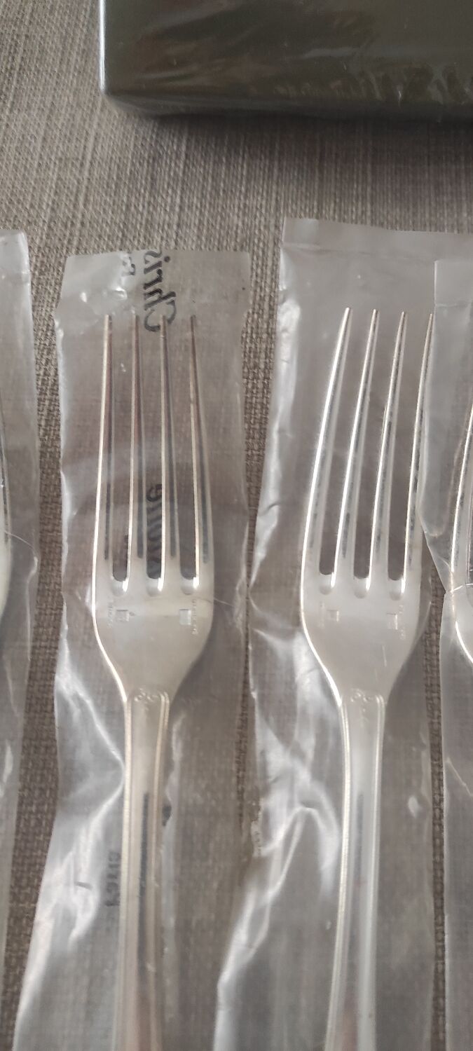 Set of 12 forks by Christofle