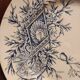 French vintage plate, R. Lafitte, Terre de Fer, Salins