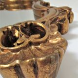 Mirror rocaille gilded ice saint-gobain vintage