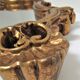 Mirror rocaille gilded ice saint-gobain vintage