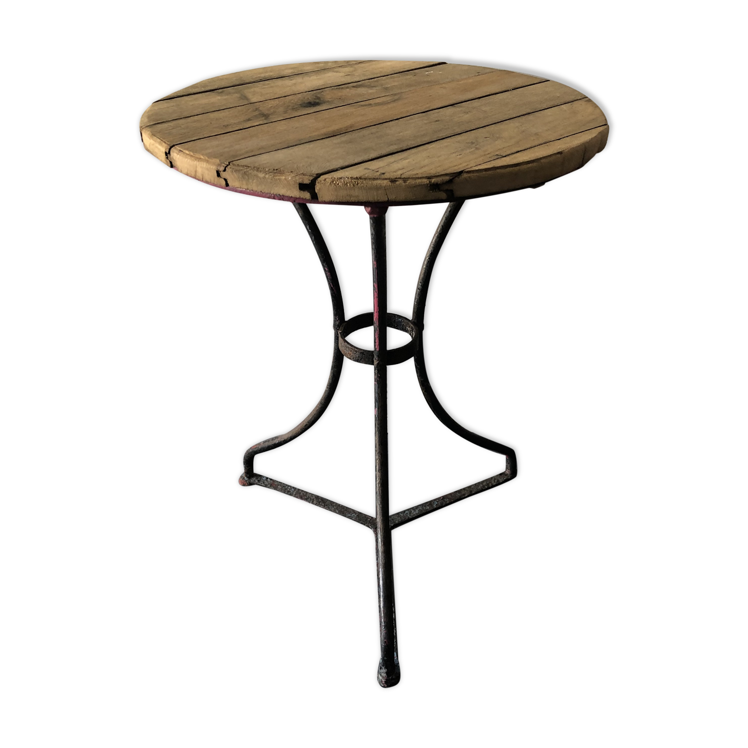 Old bistro table for garden