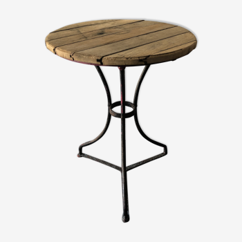 Old bistro table for garden