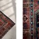 Vintage Hand-Woven Middle Eastern Oriental Hamadan Kamse Rug, 1960s