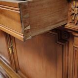 Buffet style Renaissance in mahogany with marble top – 19th century