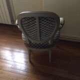 Fauteuil à dossier médaillon cabriolet