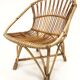 Fauteuil en rotin de Rohe Noordwolde, 1960, Pays-Bas