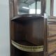 19th-century bar in Louis XVI style made of mahogany.