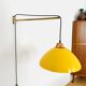 Large Adjustable Brass Wall Lamp