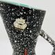 Vintage pitcher Hubert Bequet in speckled ceramic Belgium