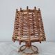 Pair of bamboo lamps