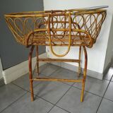 Rattan cradle 60s