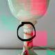 Pied de lampe en onyx