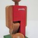 wooden toy footballer design P. Schweizer for Naef Switzerland