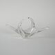Glass platter, Space Age, 1960s, made in Italy
